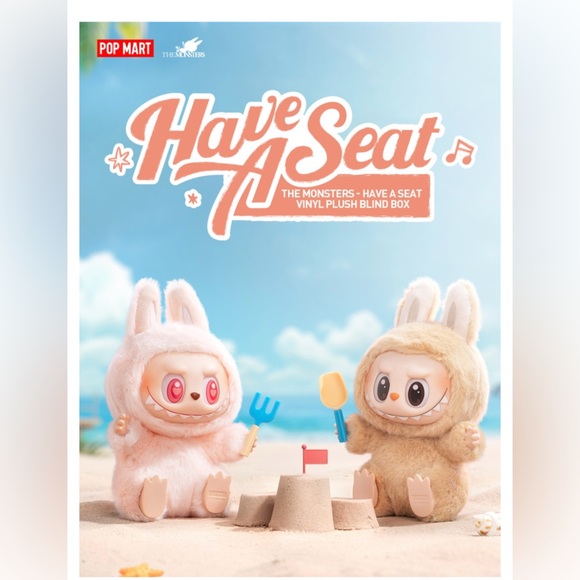 ONE PopMart Have a Seat Labubu 100% Authentic Brand New in Box BLIND BOX - Picture 3 of 12